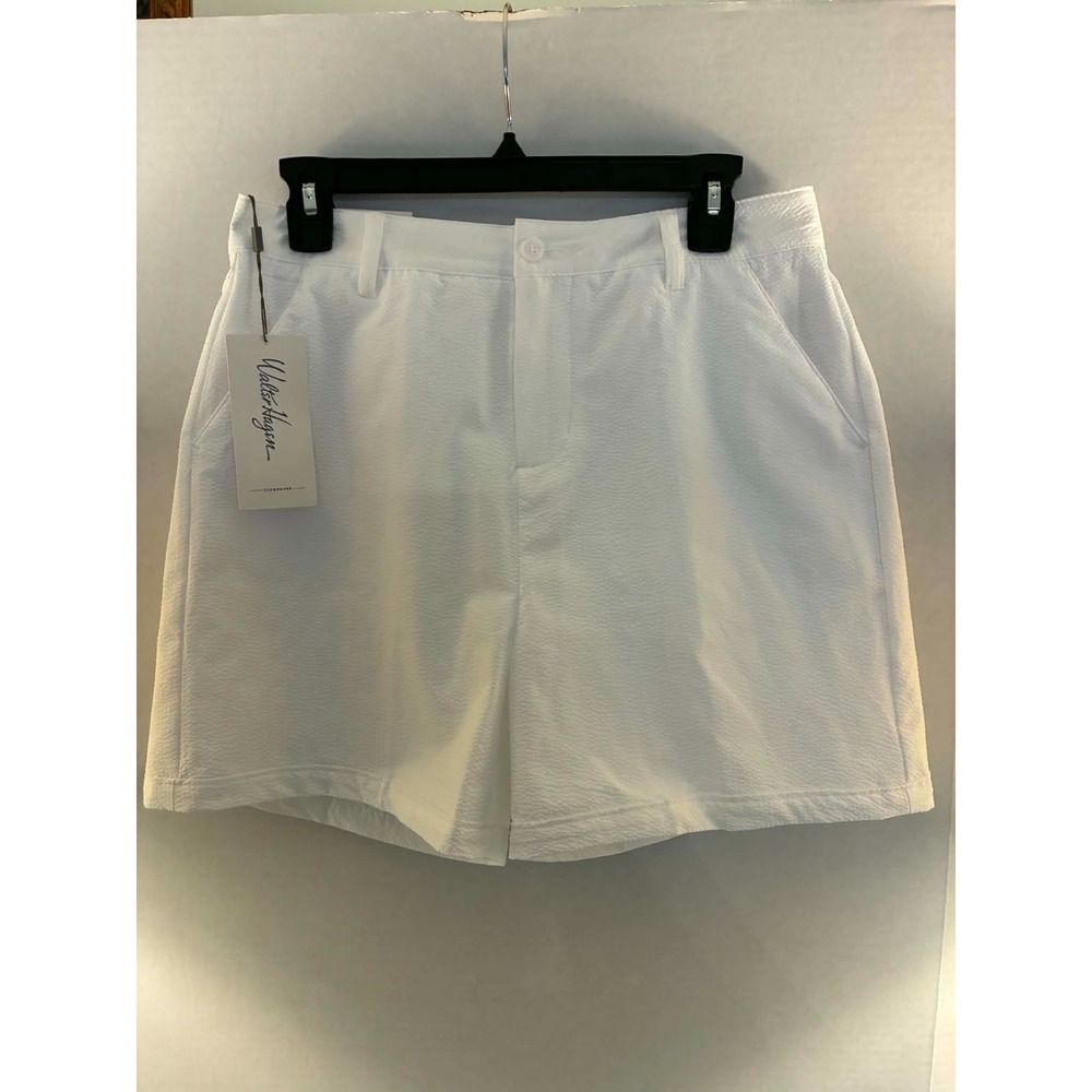 Walter Hagen Womens 6 Pure White‎ Golf Shorts 7" Inseam UPF 50+ Moisture Wicking